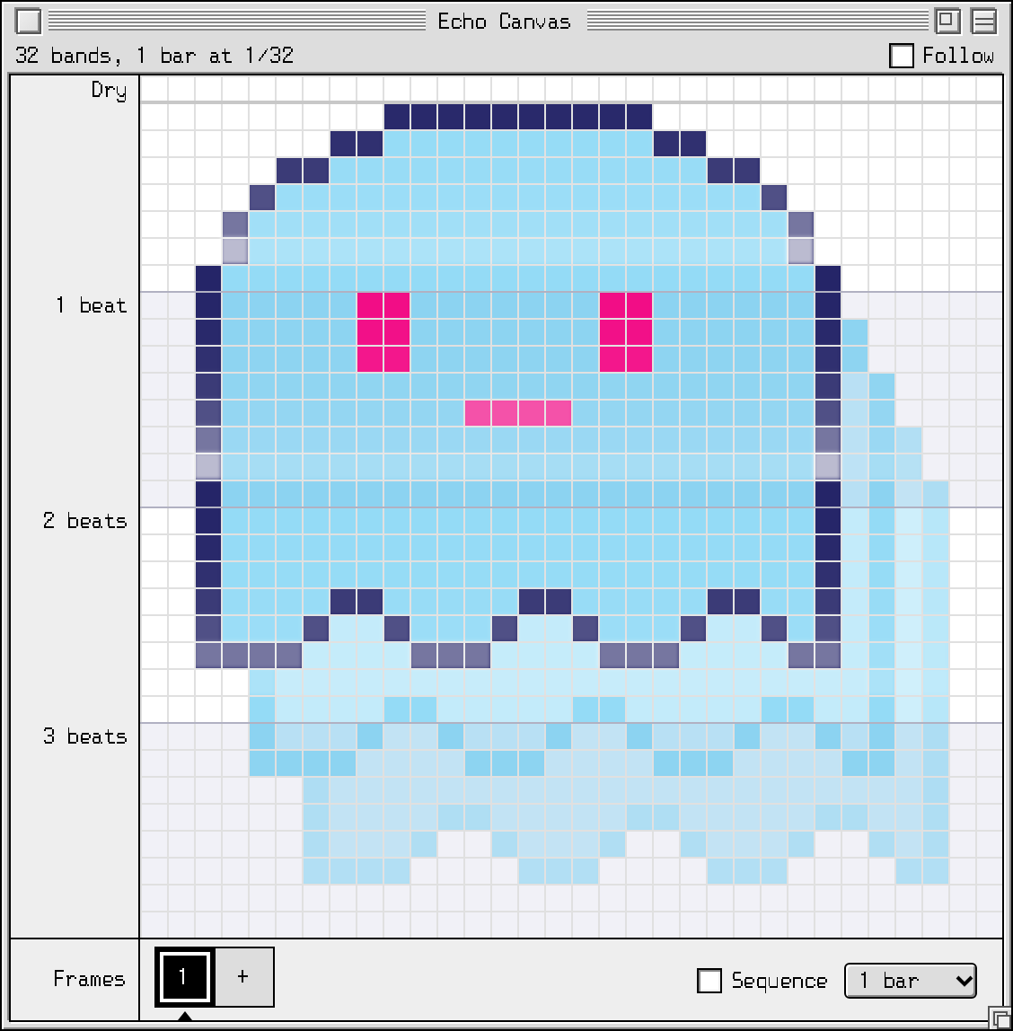 The Echo Canvas painting used for “Ghost”
